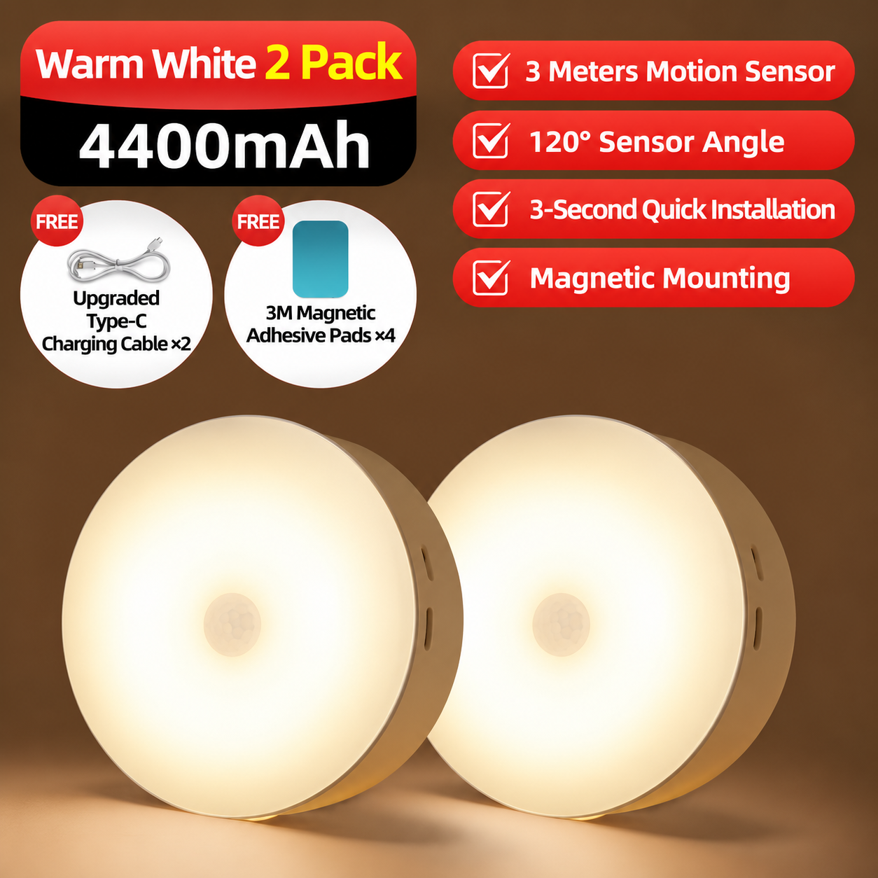 LED Night Light, Night Lights Plug Into Wall [2 Pack]